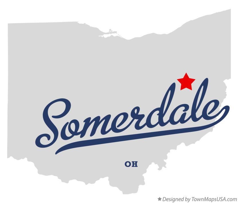 Map of Somerdale Ohio OH