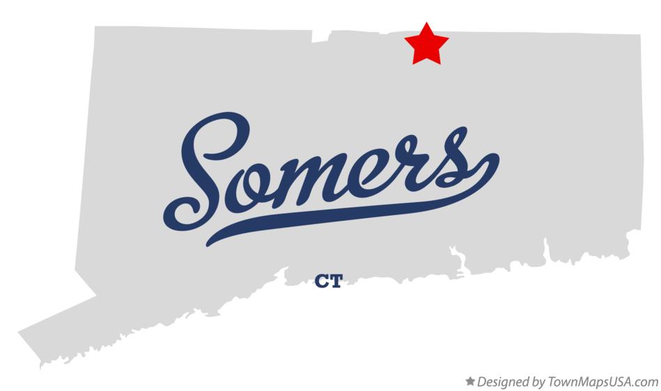 Map of Somers Connecticut CT