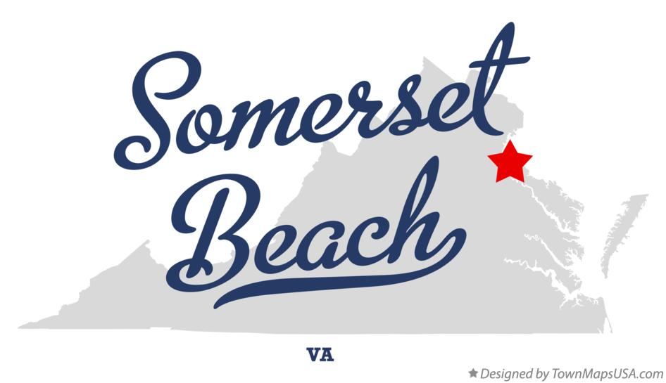Map of Somerset Beach Virginia VA