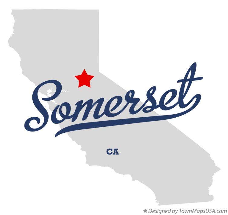 Map of Somerset California CA