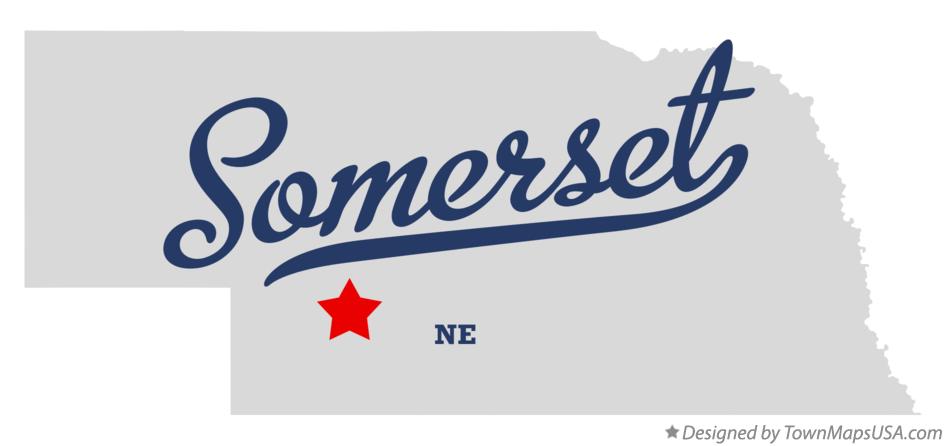 Map of Somerset Nebraska NE