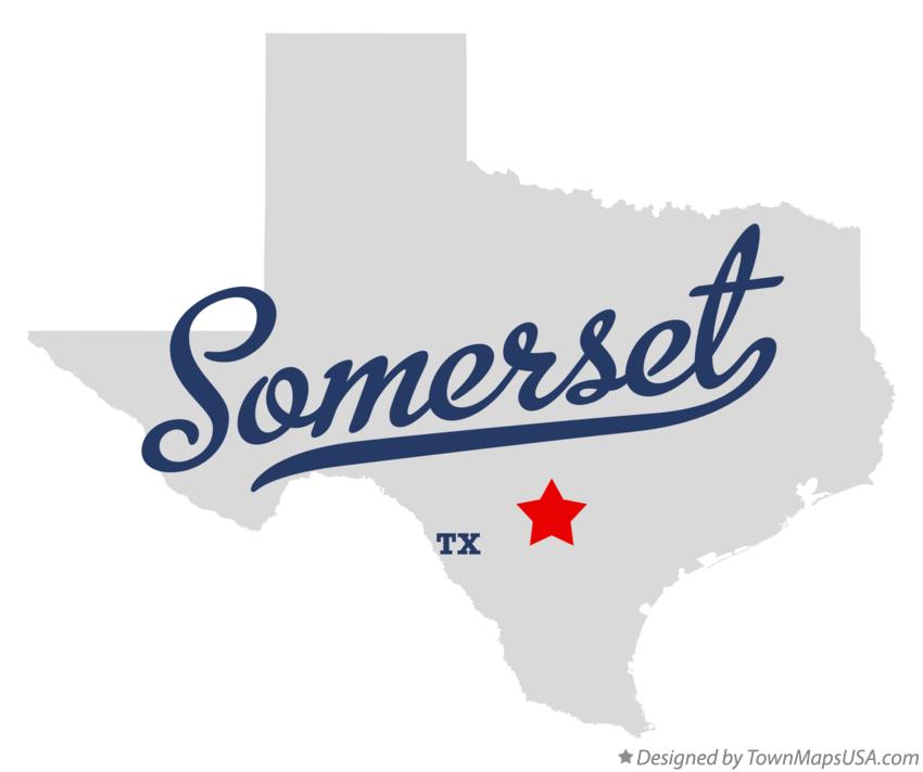 Map of Somerset Texas TX