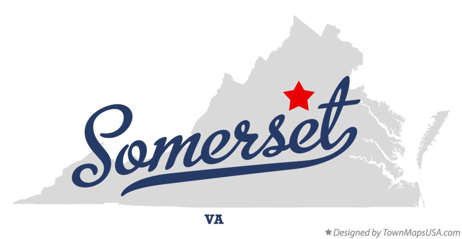 Map of Somerset Virginia VA
