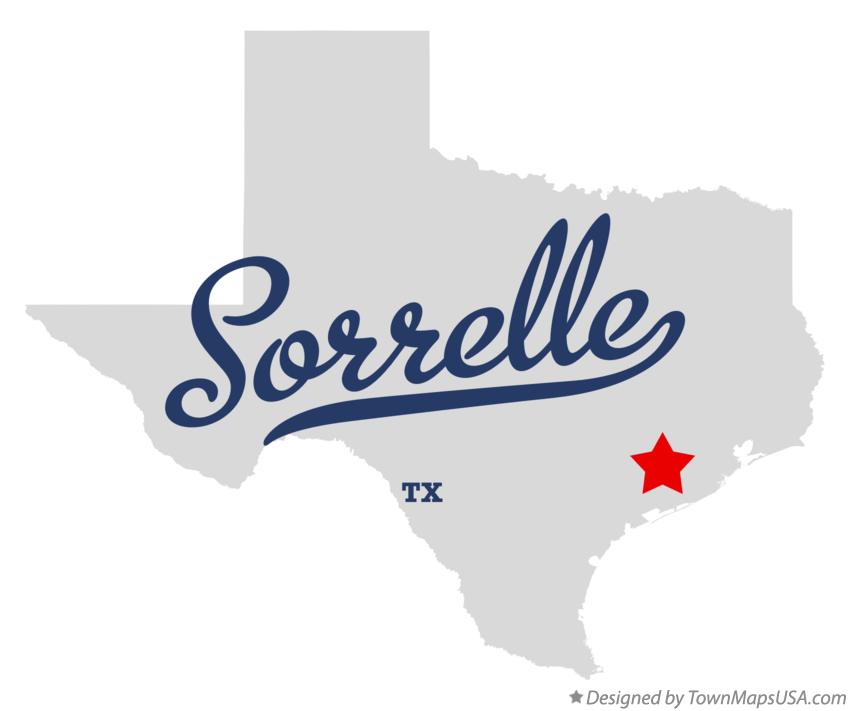 Map of Sorrelle Texas TX