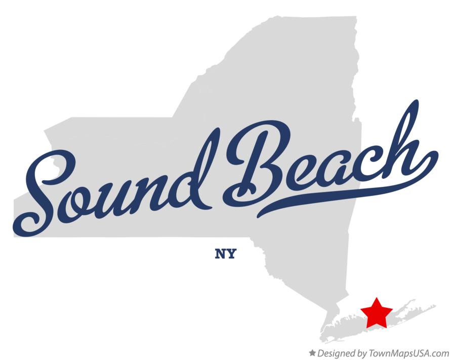 Map of Sound Beach New York NY