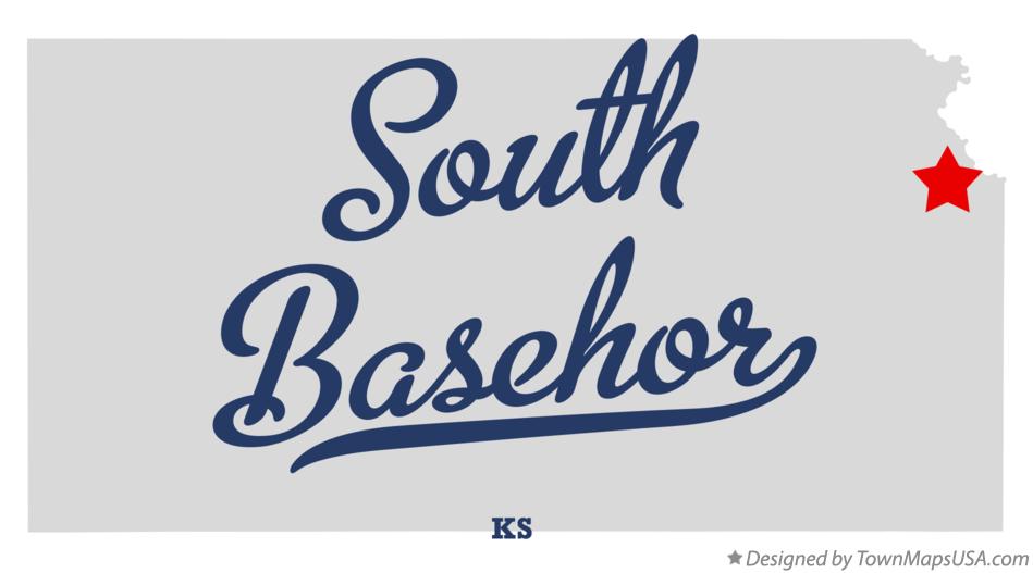 Map of South Basehor Kansas KS
