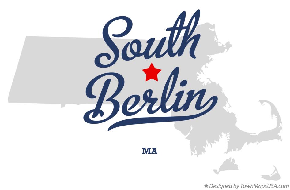 Map of South Berlin Massachusetts MA
