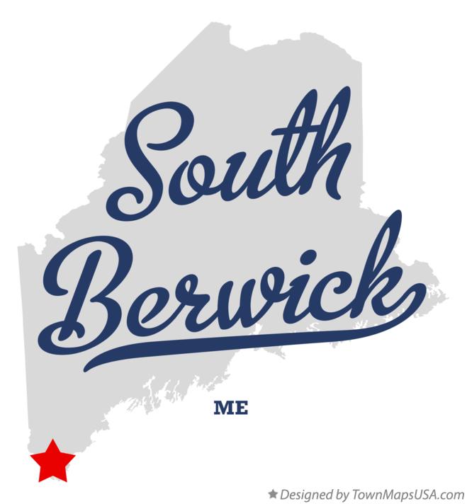 Map of South Berwick Maine ME