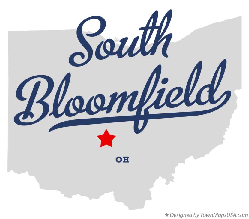 Map of South Bloomfield Ohio OH