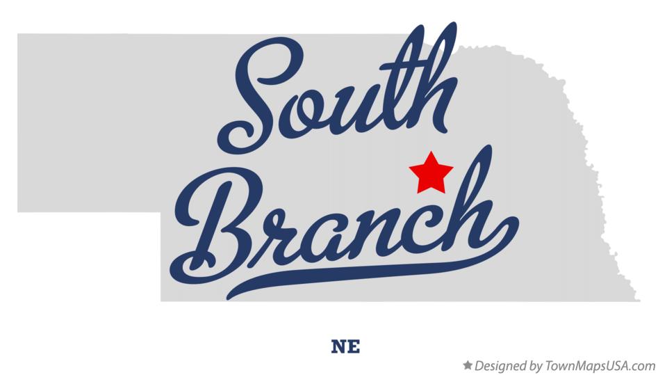 Map of South Branch Nebraska NE