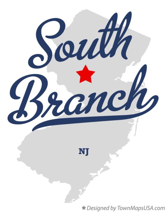 Map of South Branch New Jersey NJ