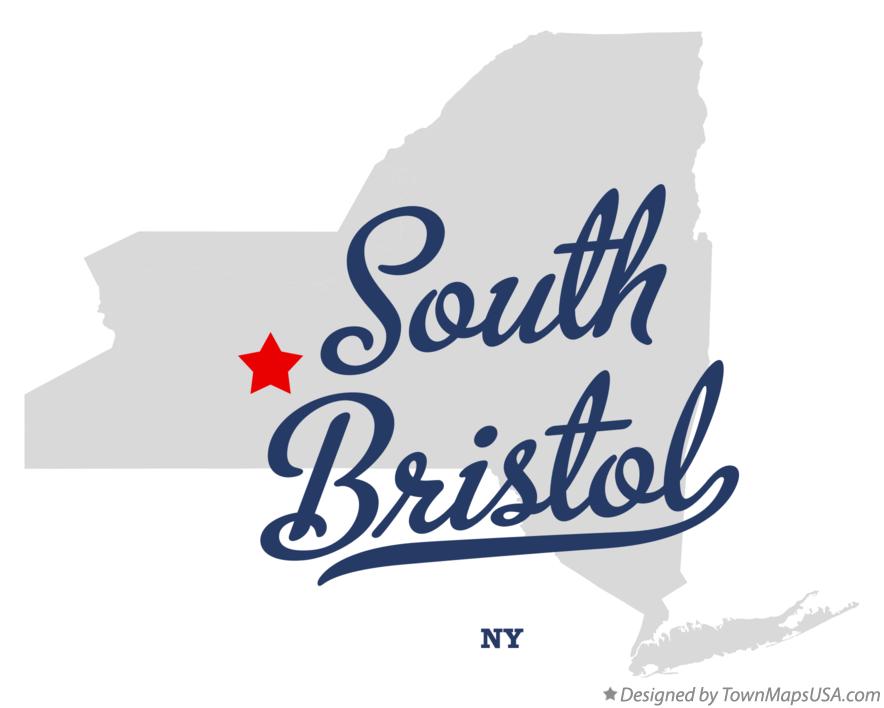 Map of South Bristol New York NY