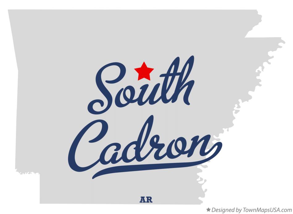 Map of South Cadron Arkansas AR