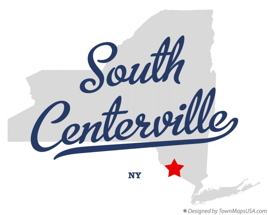 Map of South Centerville New York NY