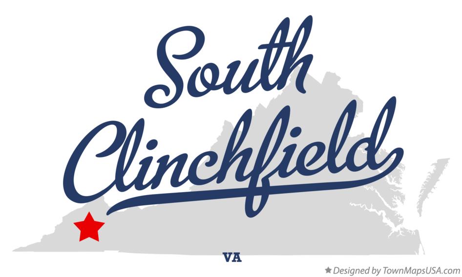 Map of South Clinchfield Virginia VA