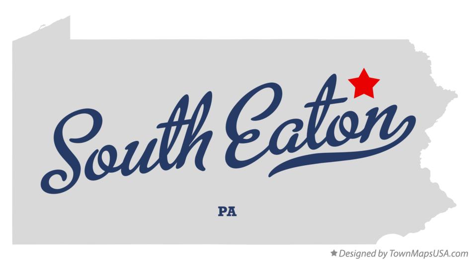 Map of South Eaton Pennsylvania PA