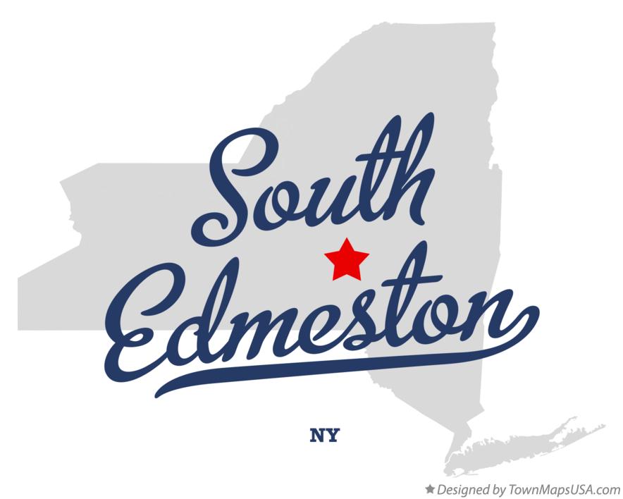 Map of South Edmeston New York NY