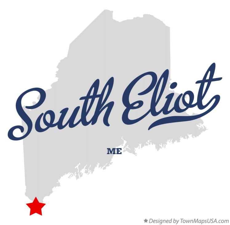 Map of South Eliot Maine ME