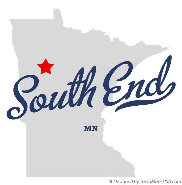 Map of South End Minnesota MN