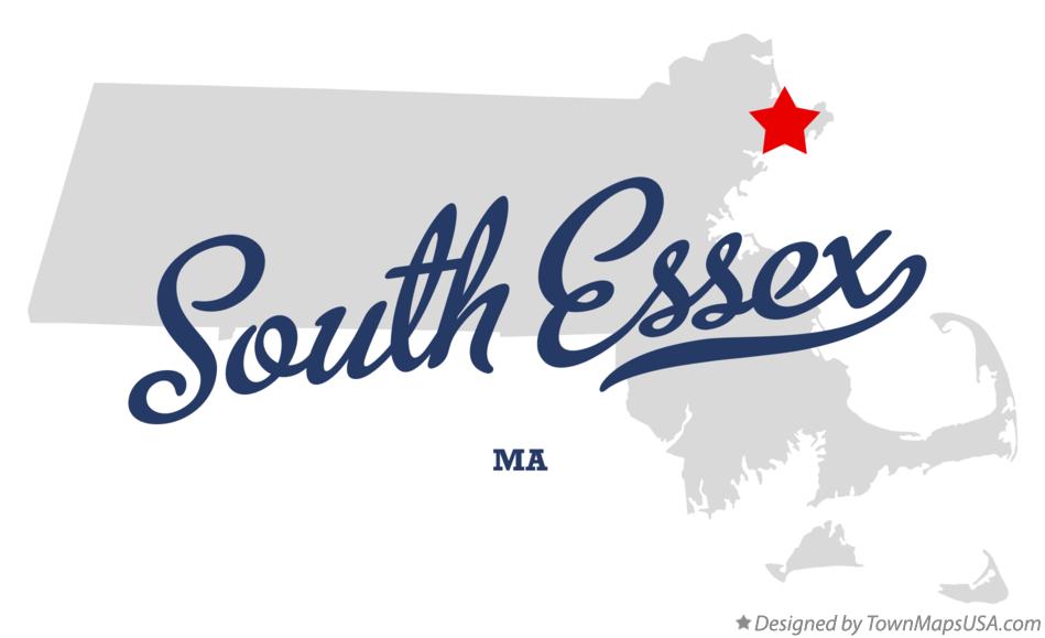 Map of South Essex Massachusetts MA