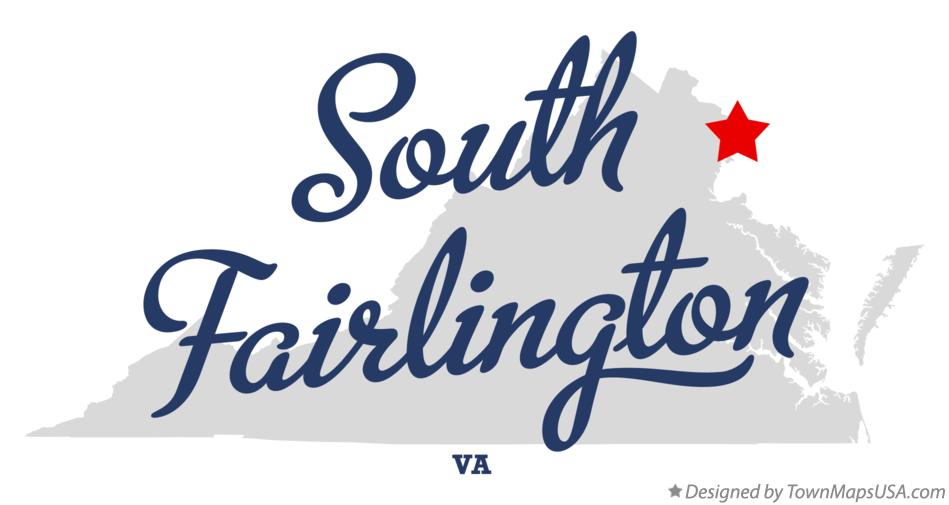 Map of South Fairlington Virginia VA