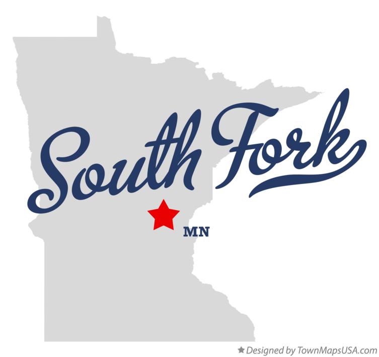 Map of South Fork Minnesota MN