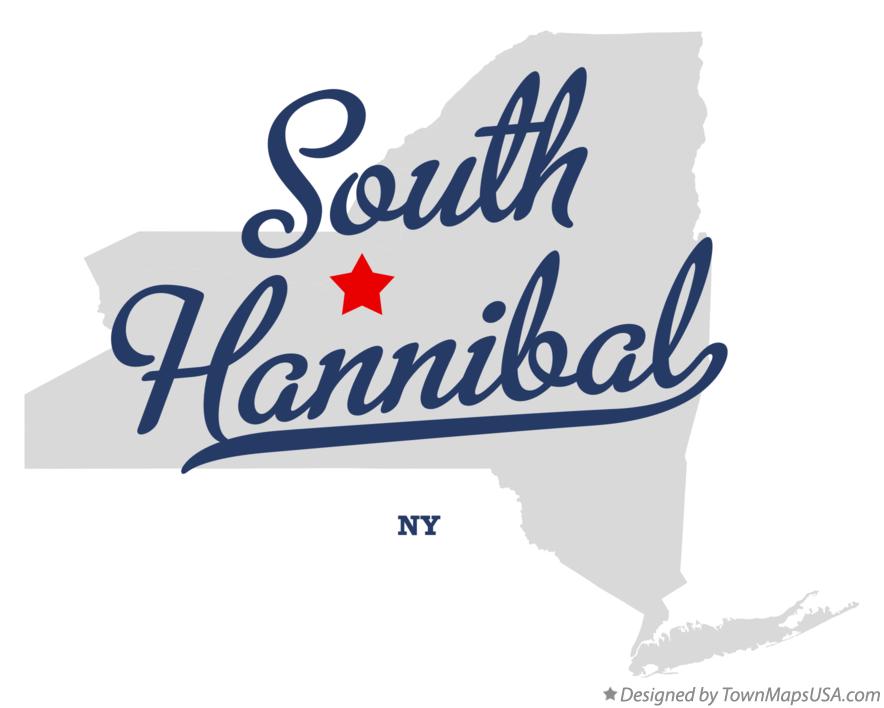 Map of South Hannibal New York NY