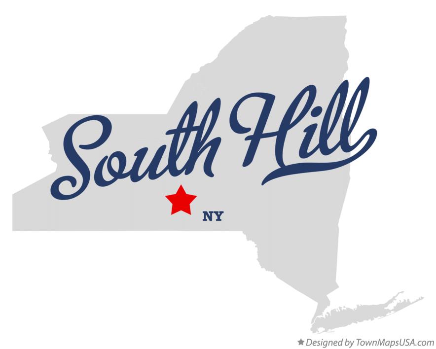 Map of South Hill New York NY