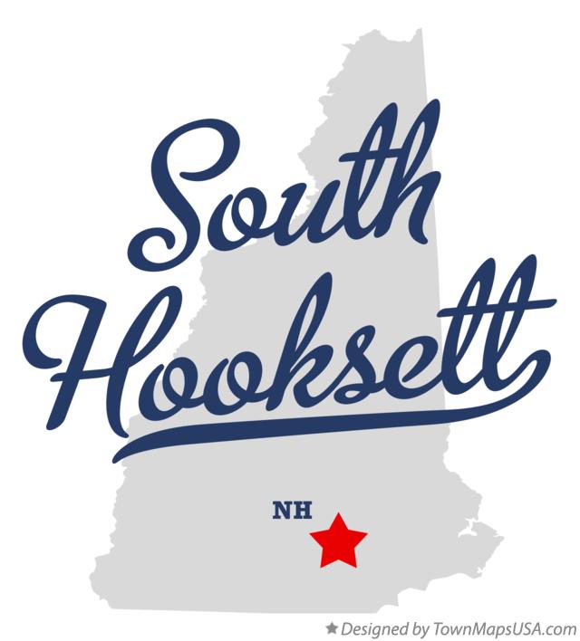 Map of South Hooksett New Hampshire NH