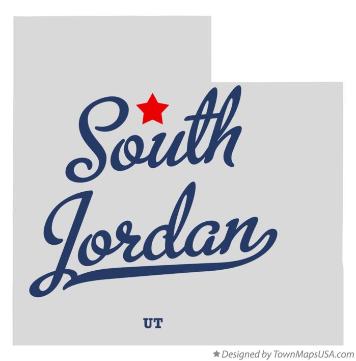 Map of South Jordan Utah UT