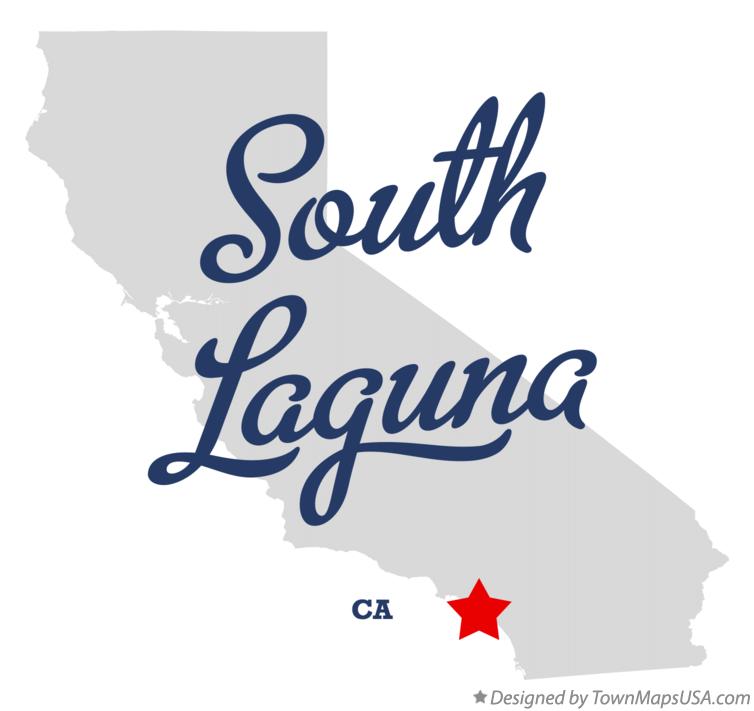 Map of South Laguna California CA