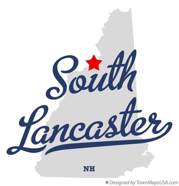 Map of South Lancaster New Hampshire NH