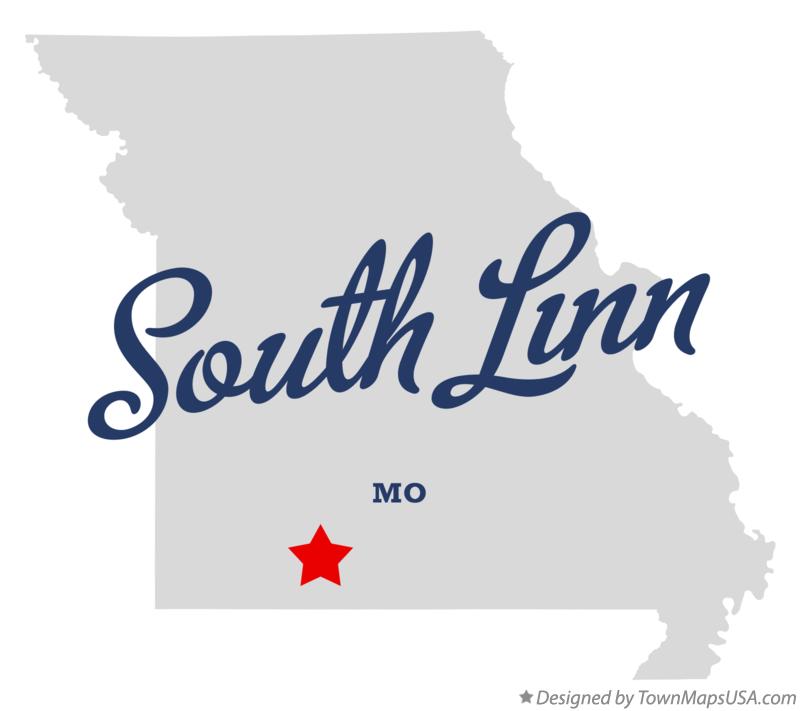 Map of South Linn Missouri MO