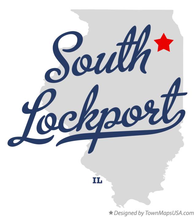 Map of South Lockport Illinois IL