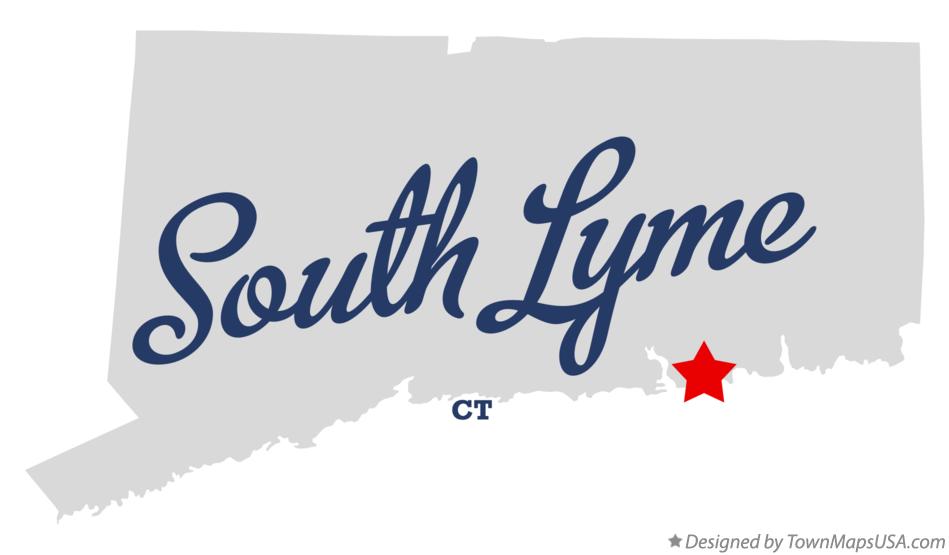 Map of South Lyme Connecticut CT