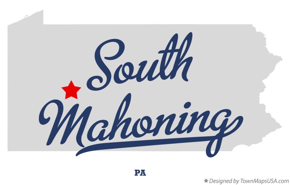 Map of South Mahoning Pennsylvania PA