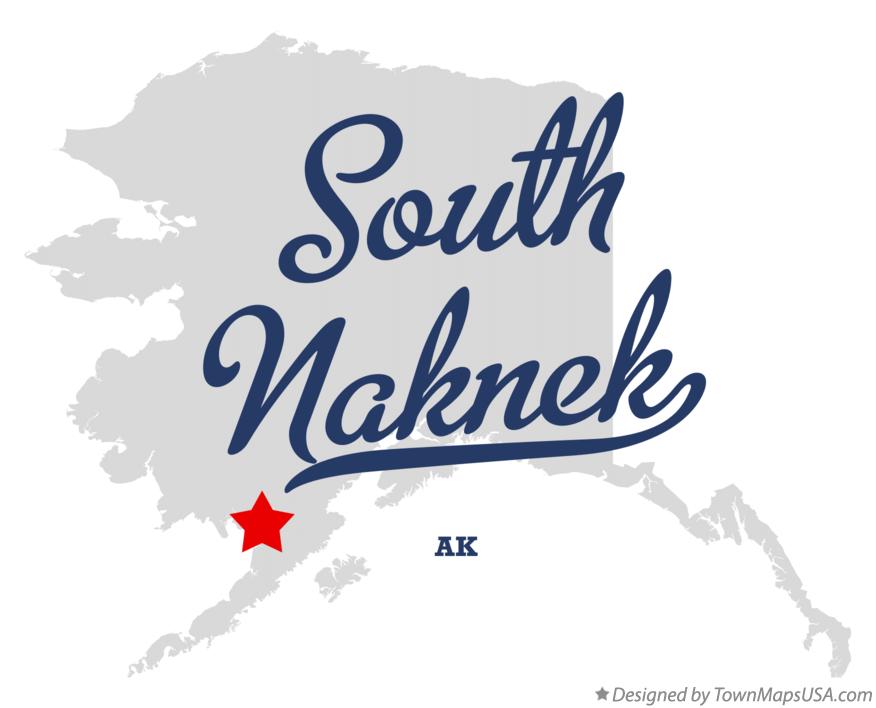 Map of South Naknek Alaska AK