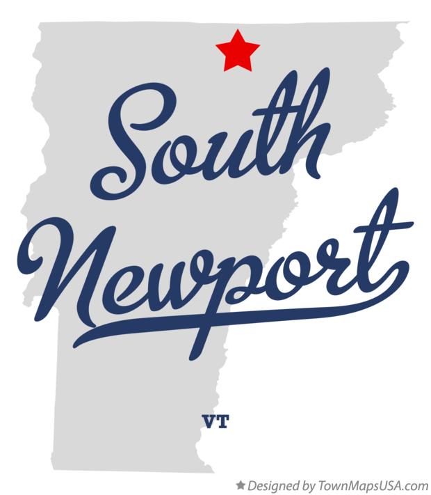 Map of South Newport Vermont VT