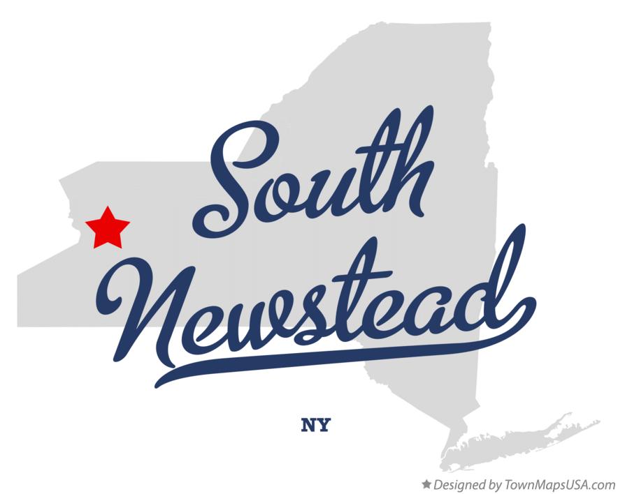 Map of South Newstead New York NY