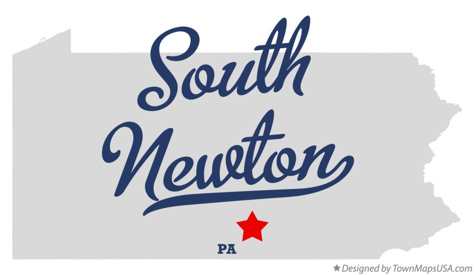 Map of South Newton Pennsylvania PA