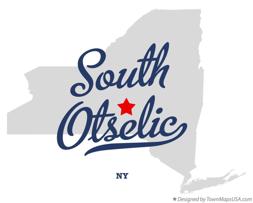 Map of South Otselic New York NY