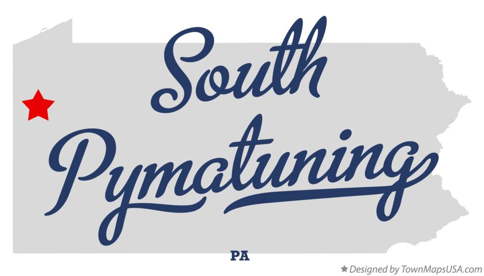 Map of South Pymatuning Pennsylvania PA