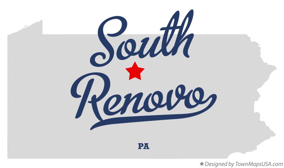 Map of South Renovo Pennsylvania PA