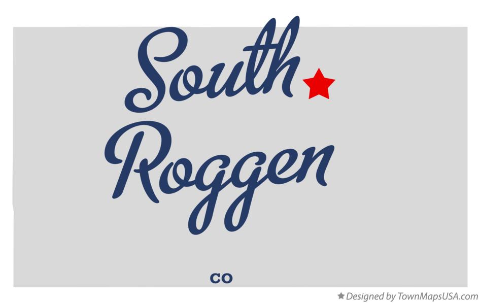 Map of South Roggen Colorado CO