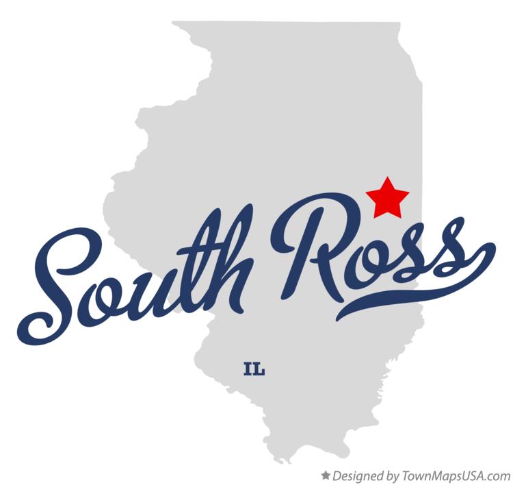 Map of South Ross Illinois IL