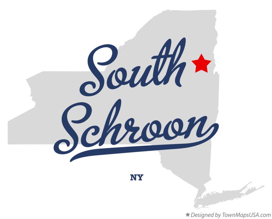 Map of South Schroon New York NY