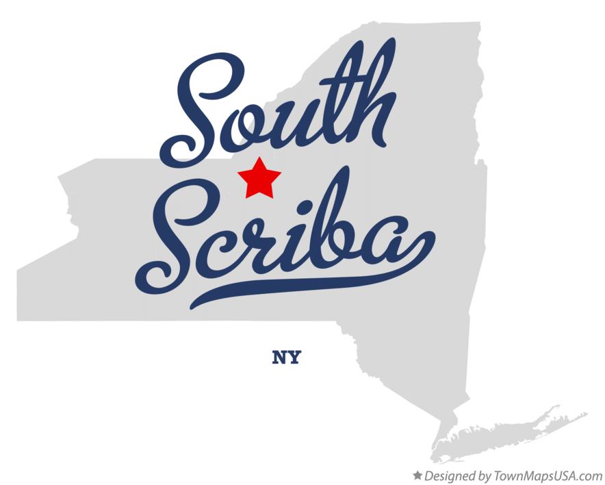 Map of South Scriba New York NY