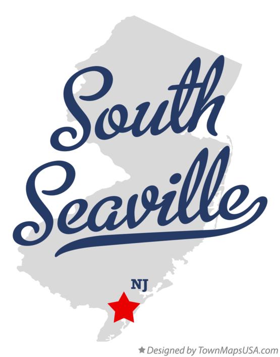 Map of South Seaville New Jersey NJ