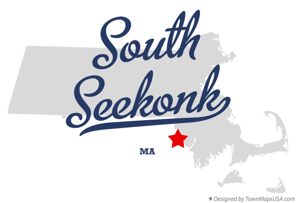 Map of South Seekonk Massachusetts MA
