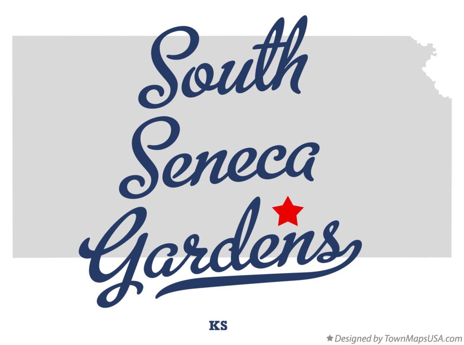 Map of South Seneca Gardens Kansas KS